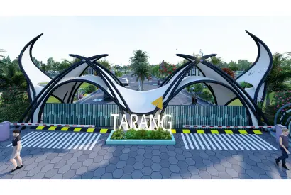 Visual depiction of the entrance to Tarang City, a township by High Fly Real Estate Team located in Jaipur, Rajasthan